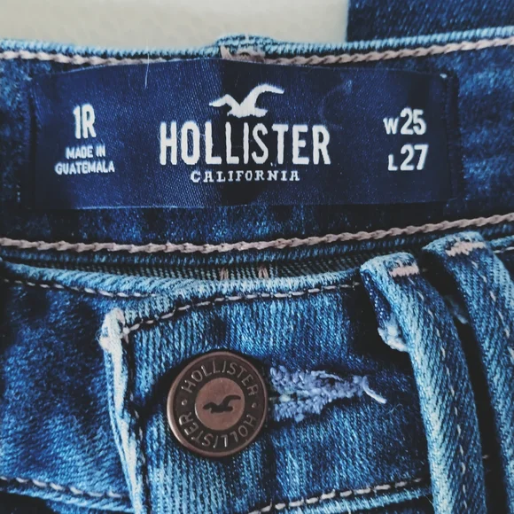 Hollister Dark Blue Denim Jeans - Picture 8 of 11